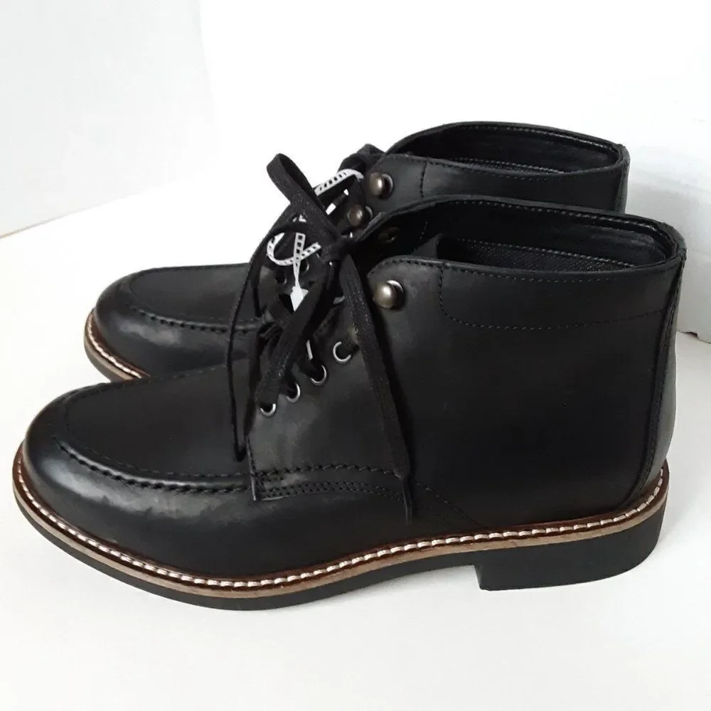 Bostonian Men's Ankle Boot size US 8M Black Leather